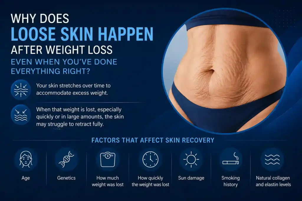 Why Does Loose Skin Happen After Weight Loss Even When You’ve Done Everything Right Dagenham?