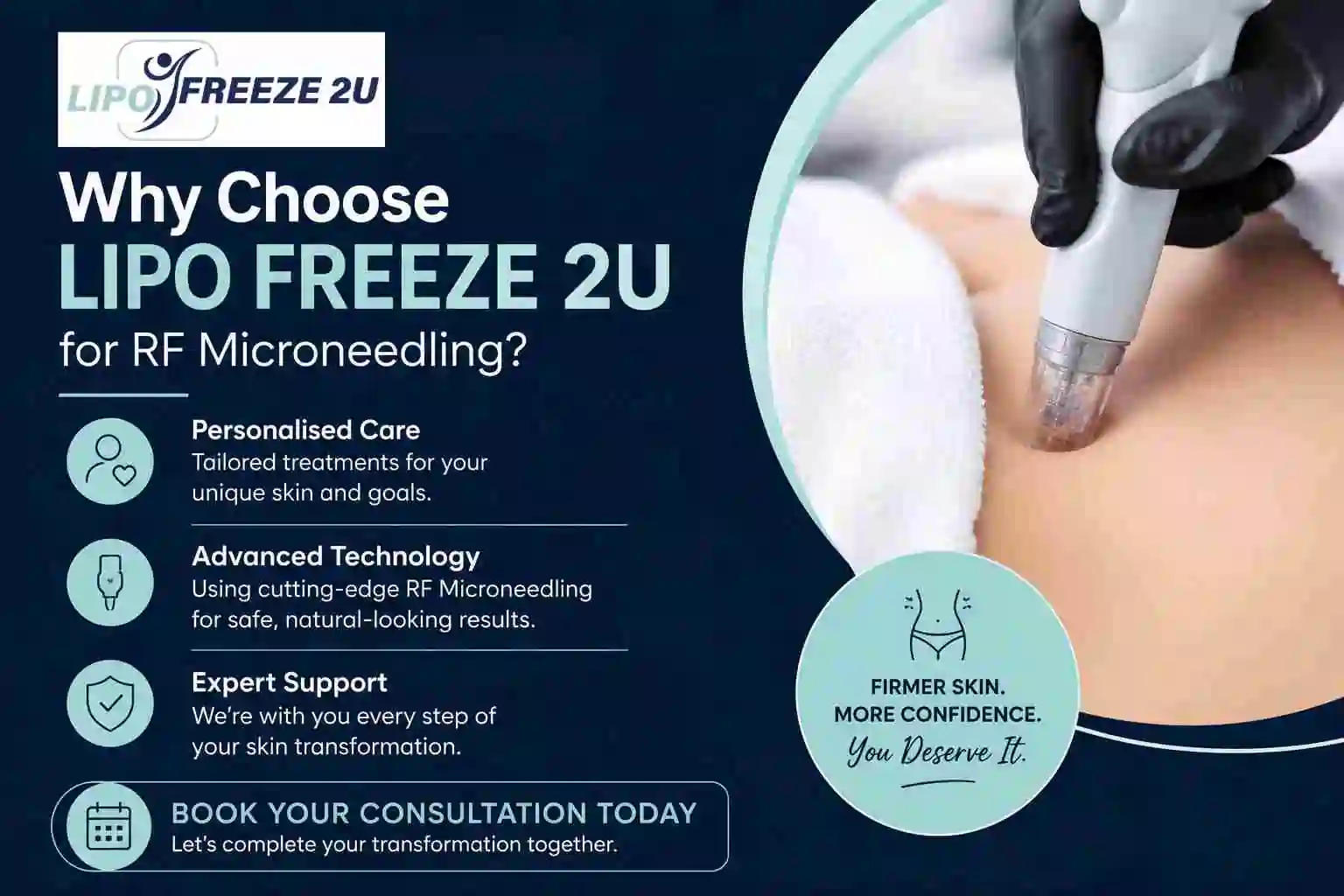 Why Choose LIPO FREEZE 2U for RF Microneedling Dagenham?